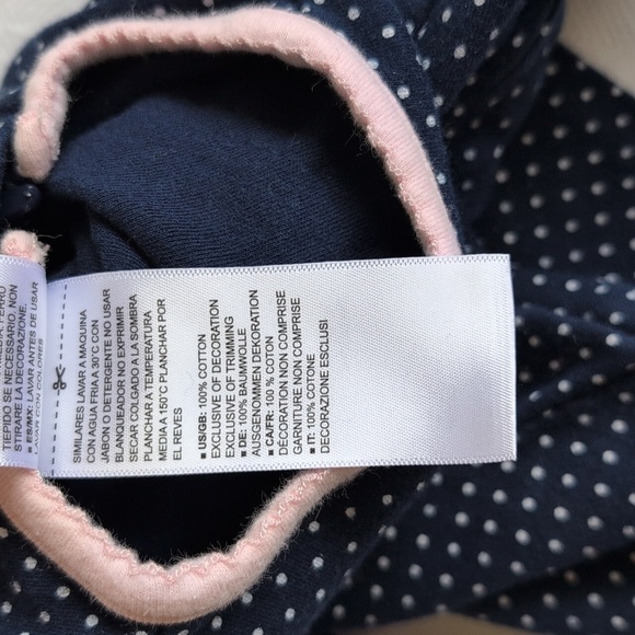 simple joys newborn baby blue dotted zipper footie sleeper pajamas with mitts - Picture 2 of 5